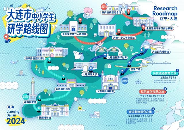 辽宁46条精品研学路线图来啦！