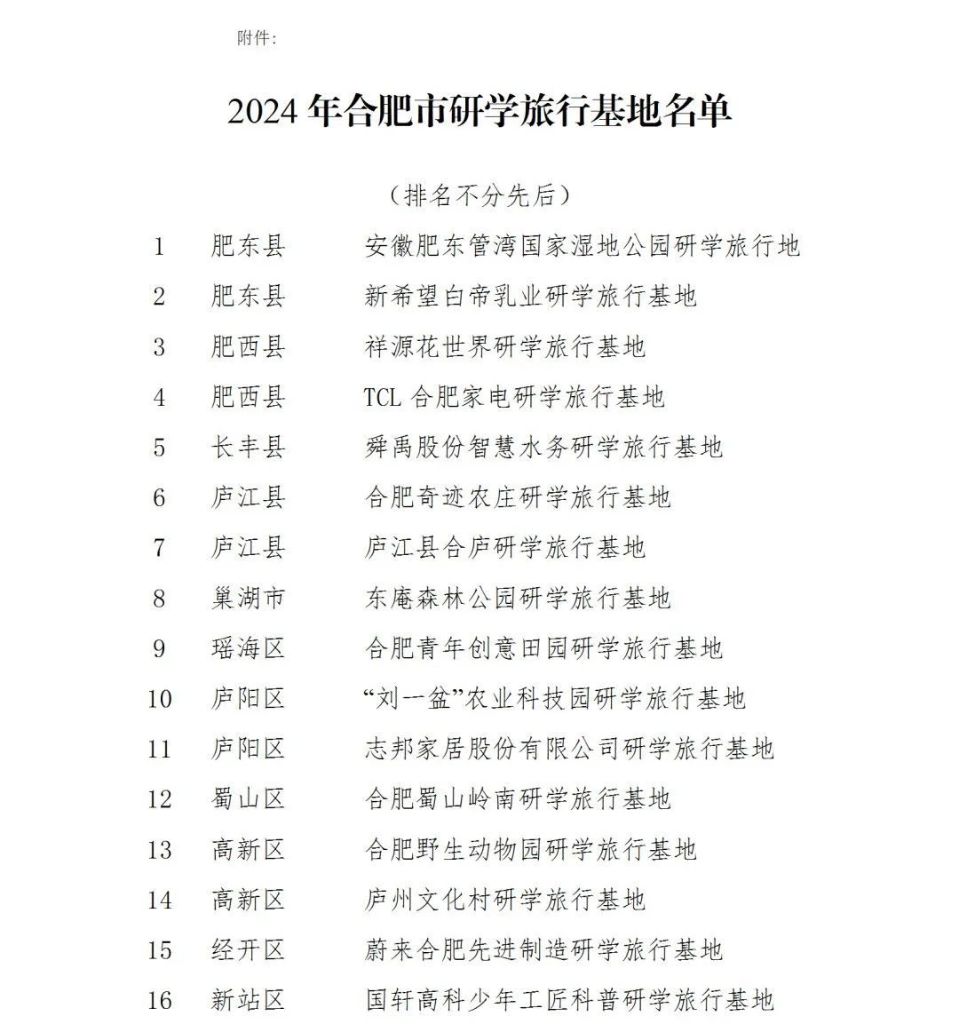 震撼发布！文旅局公布2024年研学旅行基地名单