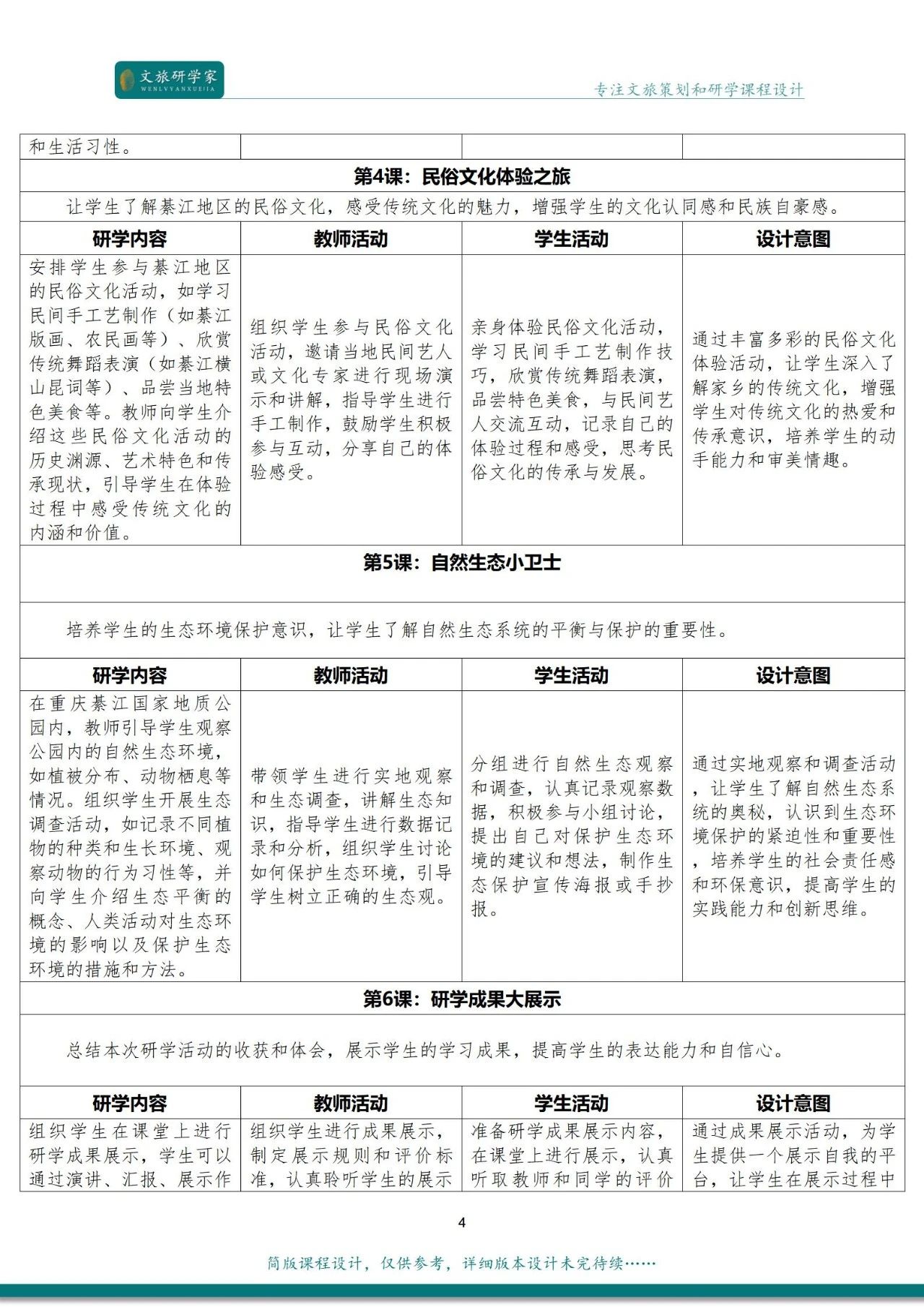 研学课程分享《重庆綦江国家地质公园研学》